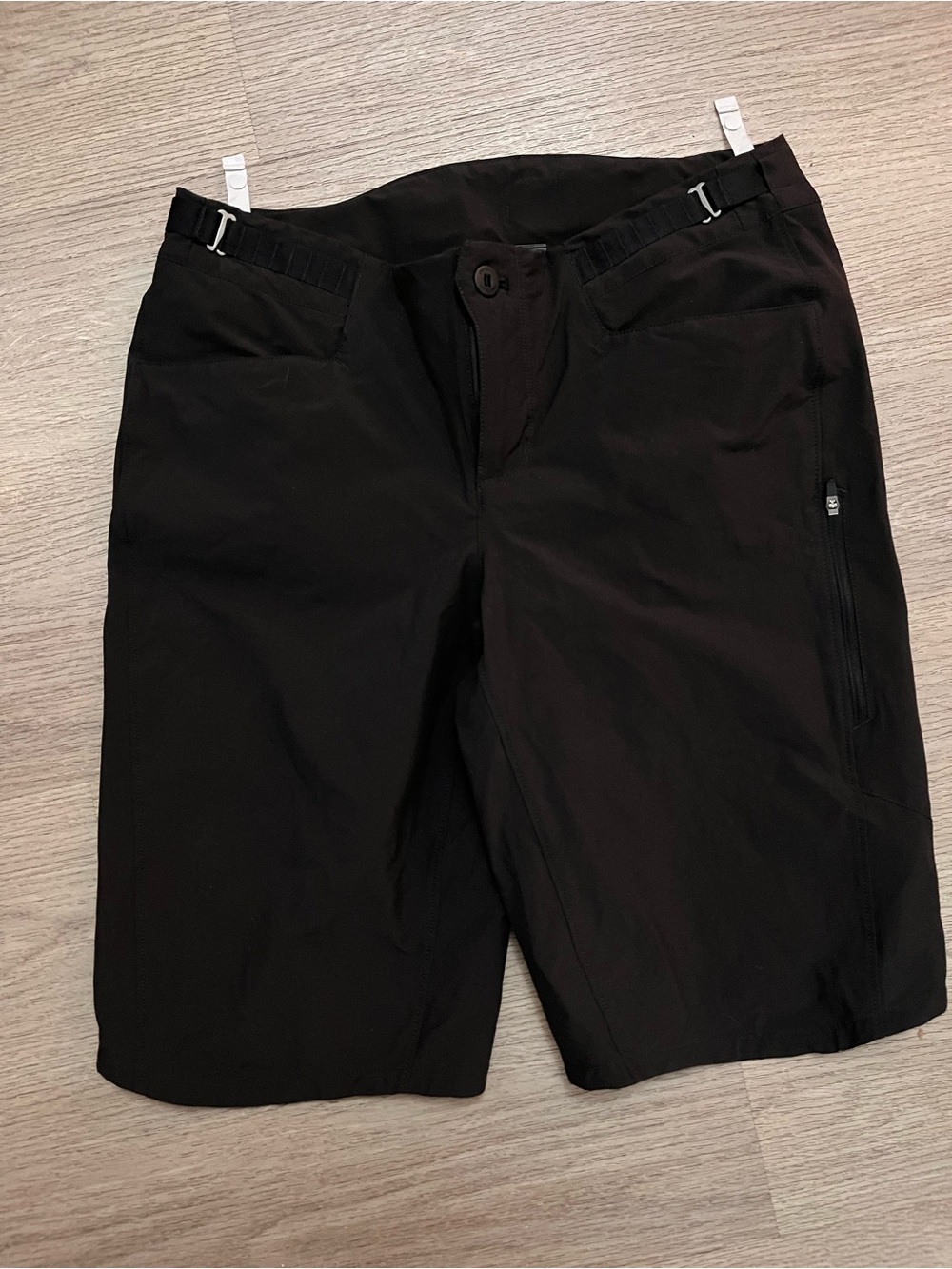 Patagonia Black Women's Bike Shorts with Side Zip Pocket No Pad